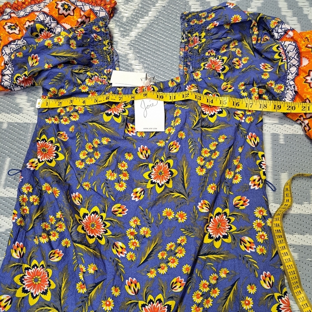 Joie Chloris‎ Sun Dress Floral in Baja Blue - Picture 7 of 10